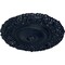 Ekena Millwork Marseille Ceiling Medallion (Fits Canopies up to 7 3/8"), Hand-Painted Midnight Dream, 21"OD x 2"P CM21MAMDF - alternate 4